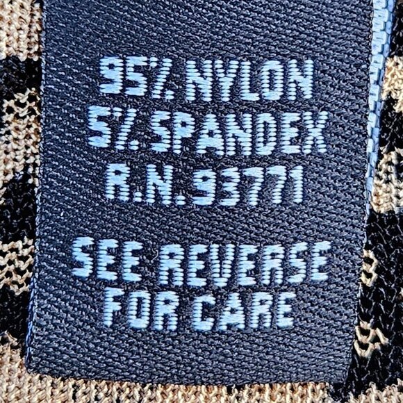 NWOT Dalin Black/Tan Flowered Lacey Asymmetrical Tunic - XL - Picture 6 of 9